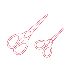 Objects Cooking Utensils Ikea Markbart Scissors Set Line Tracing Svg Vector, Free Vectors File